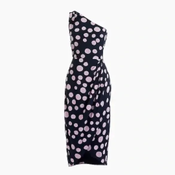 j crew polka dot silk dress Polka Dot Dresses